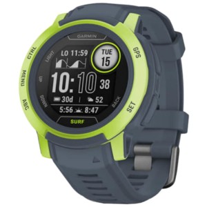 Garmin Instinct 2 Surf Vert GPS avec Bracelet Gris 45mm - Montre Intelligente