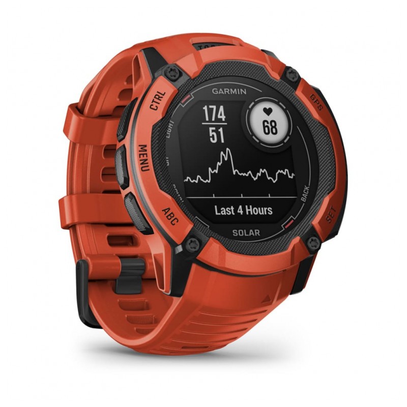 Reloj inteligente Garmin Instinct 2X Solar 50mm Rojo - Ítem2
