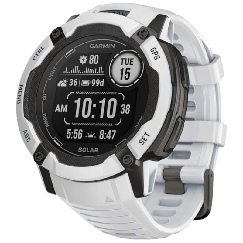 Garmin Instinct 2X Solar 50mm Blanco - Reloj inteligente con GPS - Ítem