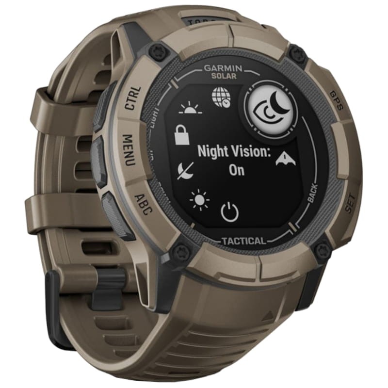 Garmin Instinct 2X Solar Tactical Edition 50mm Marrón - Reloj inteligente con GPS - Ítem1