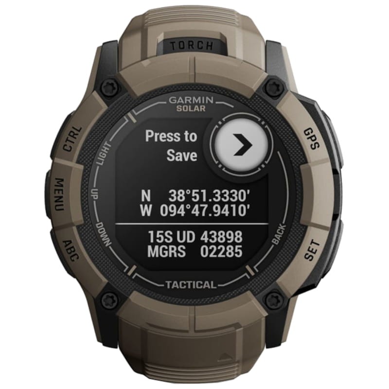 Garmin Instinct 2X Solar Tactical Edition 50mm Marrón - Reloj inteligente con GPS - Ítem3