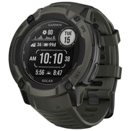 Garmin Instinct 2X Solar 50mm Vert - Montre Connectée avec GPS