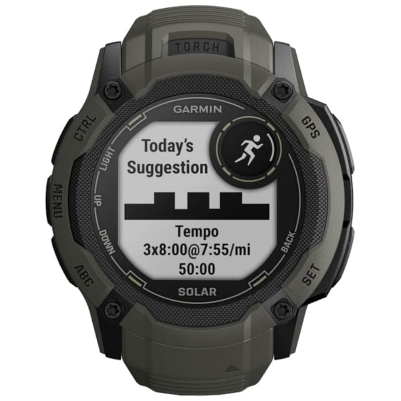 Garmin Instinct 2X Solar 1.1 Vert GPS - Montre connectée