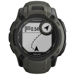 GPS vert Garmin Instinct 2X Solar 1.1 - Montre intelligente de suivi d'itinéraire