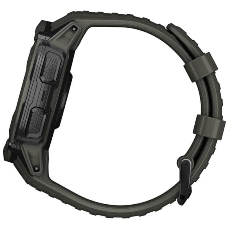 GPS Garmin Instinct 2X Solar 1.1 Vert - Montre connectée Vue latérale gauche
