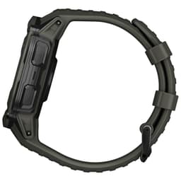GPS Garmin Instinct 2X Solar 1.1 Vert - Montre connectée Vue latérale gauche