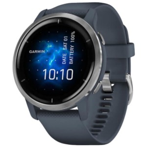 Garmin Venu 2 Granite Bleu et Argent - Montre connectée