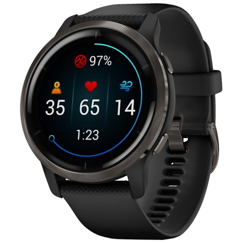 Garmin Venu 2 Negro Pizarra - Reloj inteligente - Ítem1