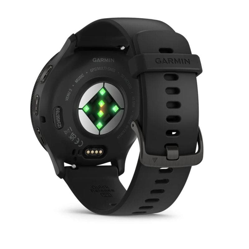 Trasera de Garmin Venu 3 Negro - Reloj inteligente