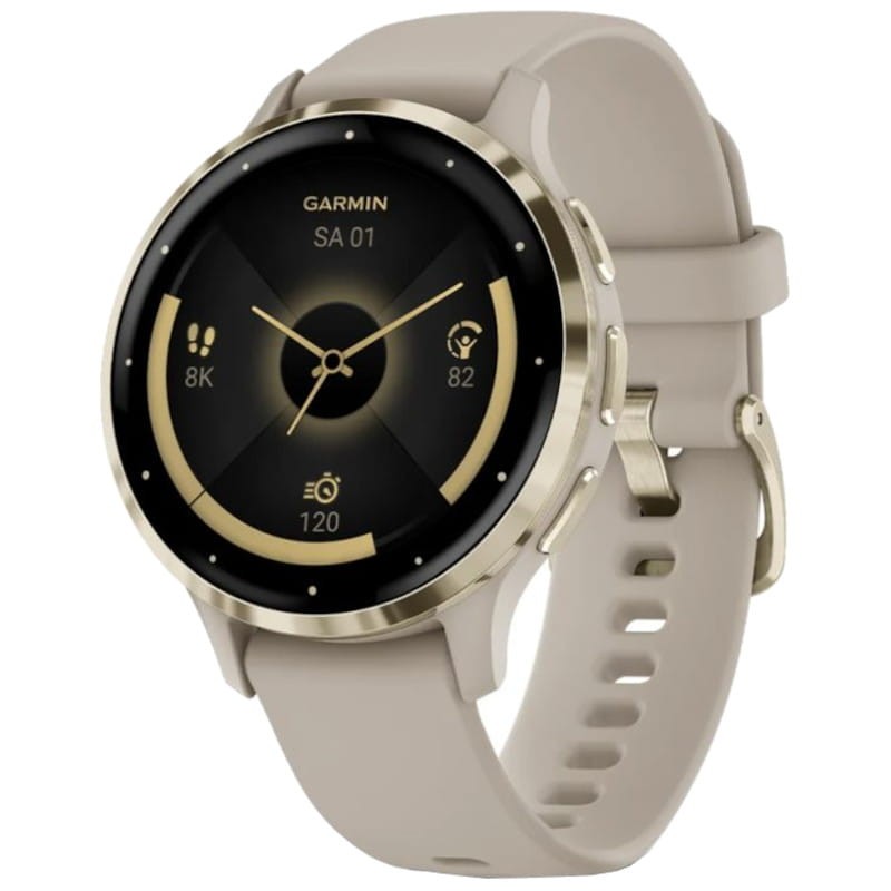 Garmin Venu 3S Beige Dourado - Relógio inteligente - Item