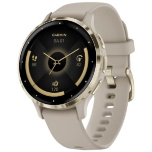 Garmin Venu 3S Beige Dourado - Relógio inteligente