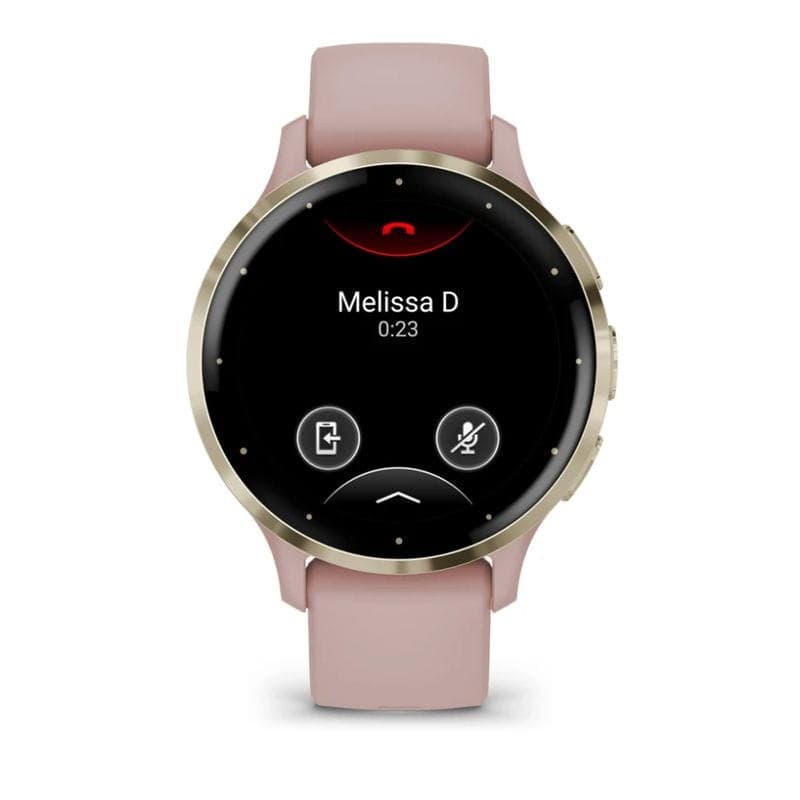 Frontale de Garmin Venu 3S Or Rose - Montre Connectée