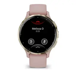 Frontale de Garmin Venu 3S Or Rose - Montre Connectée