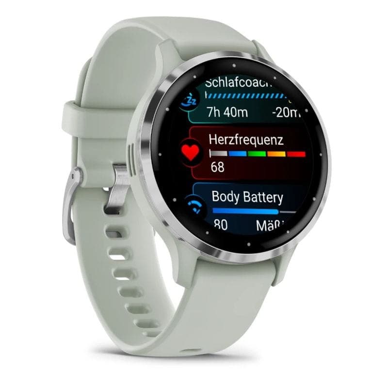 Pantalla de Garmin Venu 3S Verde – Reloj inteligente