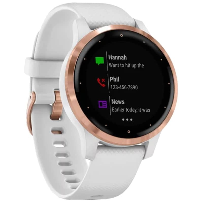 Garmin Vivoactive 4s Dorado Rose / Correa Blanca 40mm - Ítem1