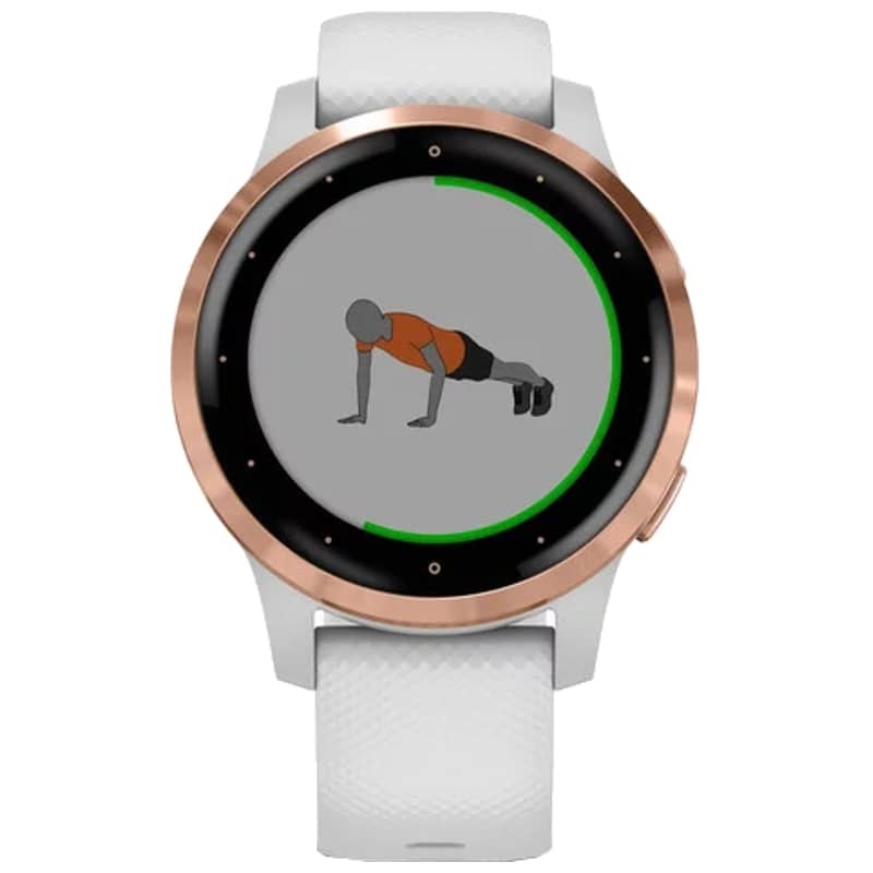 Garmin Vivoactive 4s Dorado Rose / Correa Blanca 40mm - Ítem4