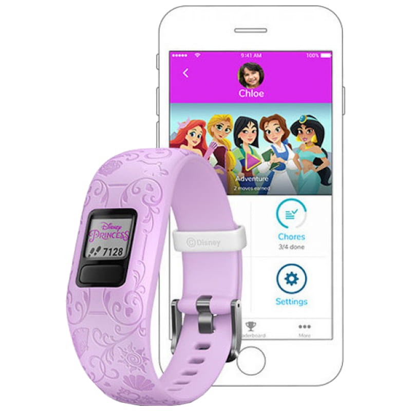 Bracelet Smartband Garmin Vívofit JR 2 Princesse Disney Violet - Ítem2