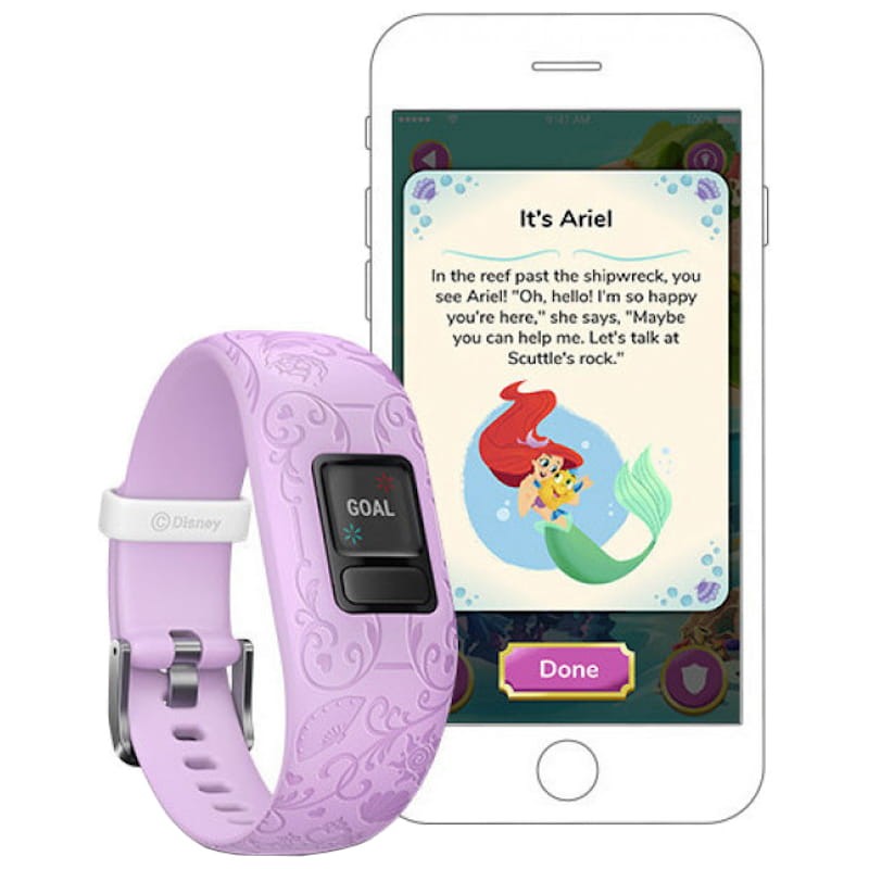 Bracelet Smartband Garmin Vívofit JR 2 Princesse Disney Violet - Ítem3