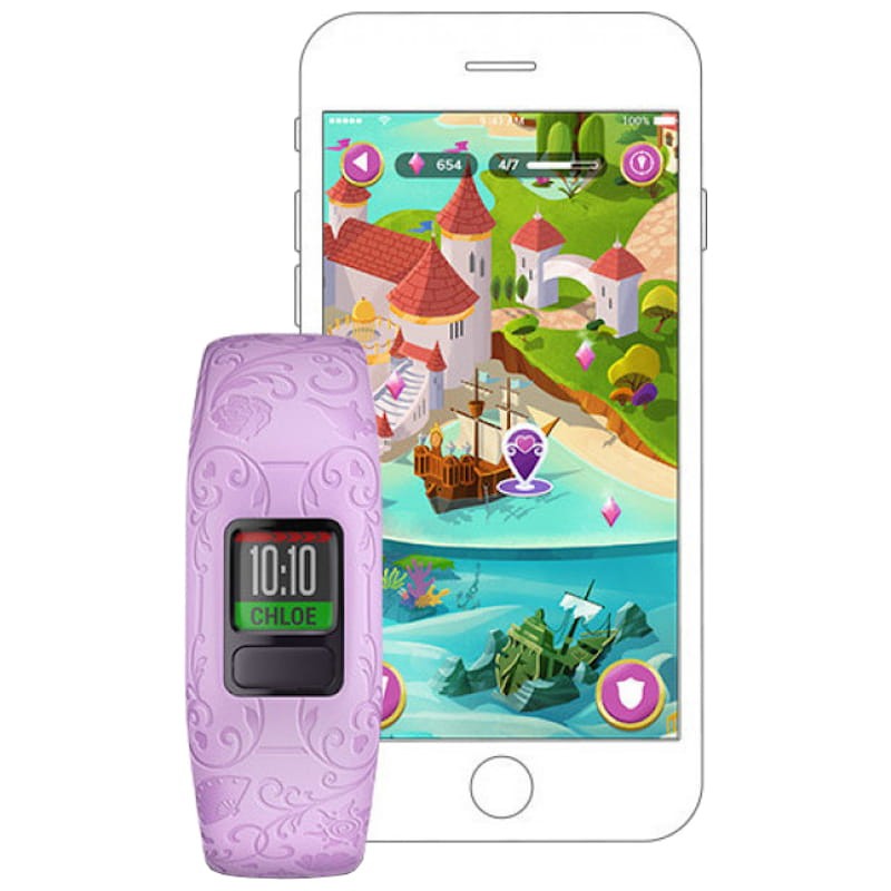 Bracelet Smartband Garmin Vívofit JR 2 Princesse Disney Violet - Ítem4