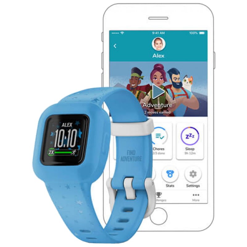 Garmin v vofit jr. 3 Bleu Bracelet d activit pour enfants