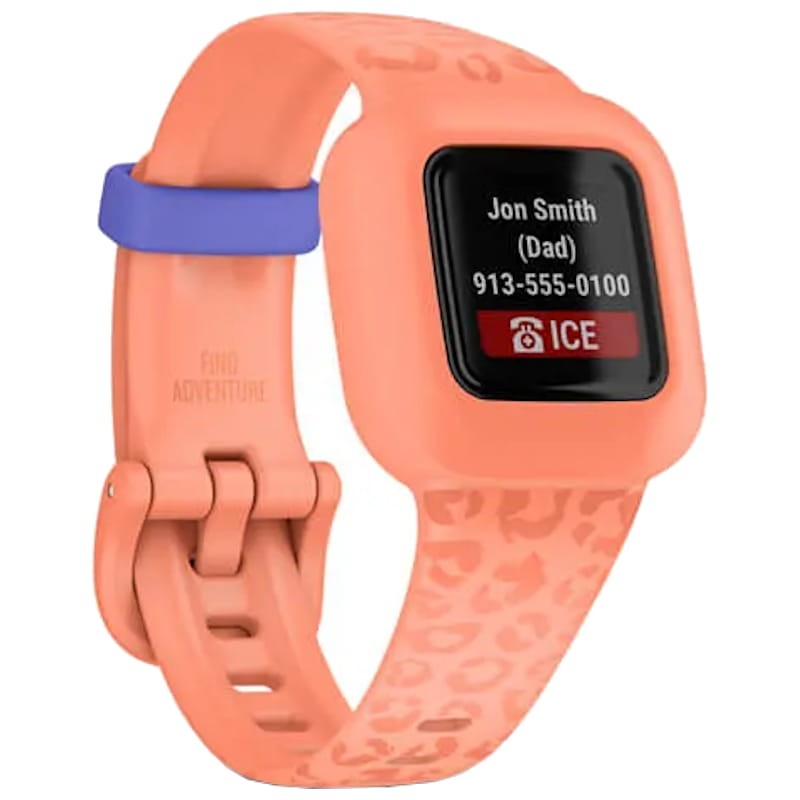 Monitor de ejercicio para niños Garmin vívofit jr. 3 Melocotón - Ítem1