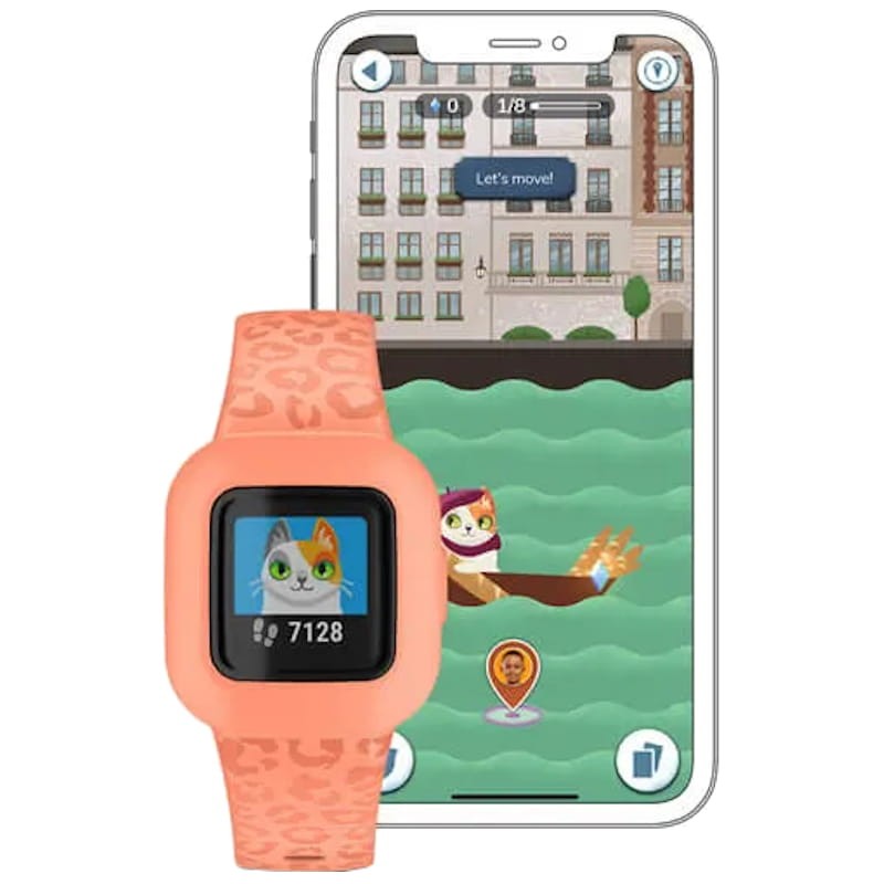 Monitor de ejercicio para niños Garmin vívofit jr. 3 Melocotón - Ítem4