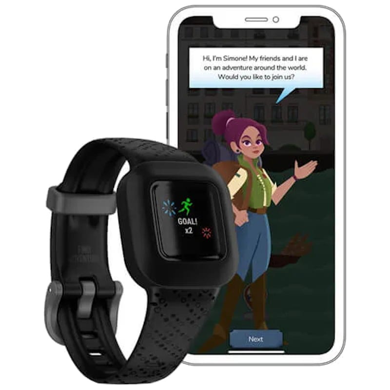 Bracelet d'activité pour enfants Garmin vívofit jr. 3 Noir - Ítem3