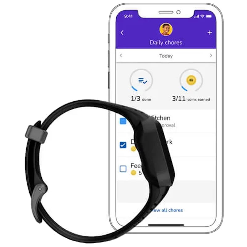 Bracelet d'activité pour enfants Garmin vívofit jr. 3 Noir - Ítem5