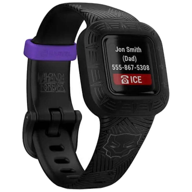 Monitor de fitness para crianças Garmin vívofit jr. 3 Black Panther - Item1