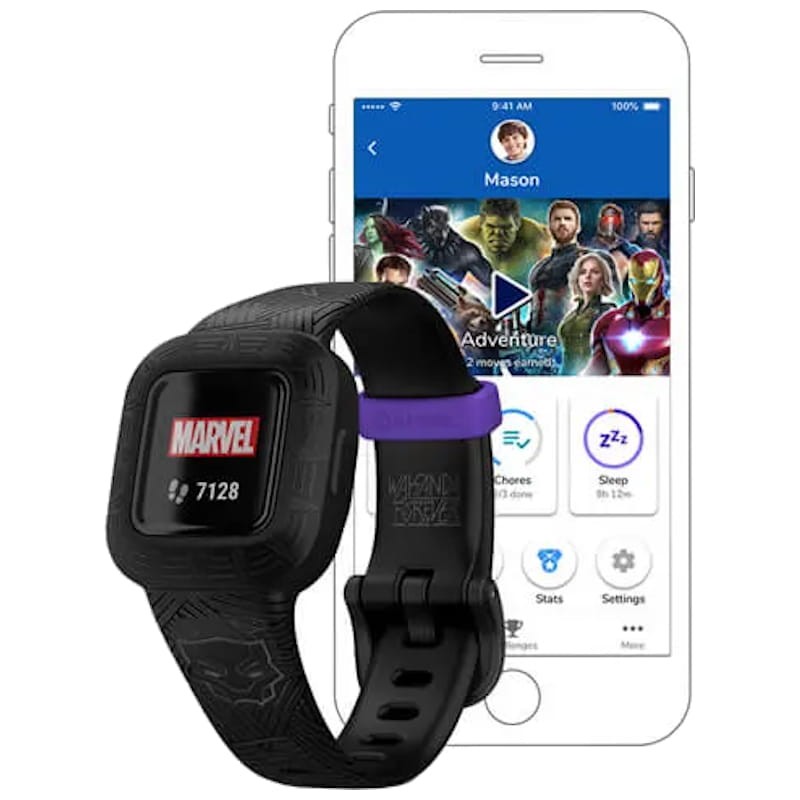 Monitor de fitness para crianças Garmin vívofit jr. 3 Black Panther - Item2