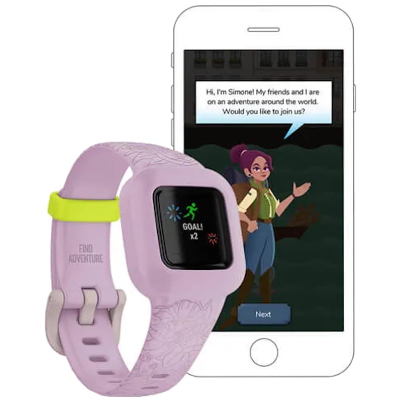 Garmin vívofit jr. 3 Rosa - Monitor de ejercicio para niños - Ítem3