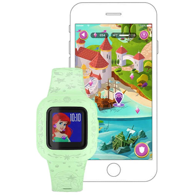 Bracelet d'activité pour enfants Garmin vívofit jr. 3 The Little Mermaid - Ítem4