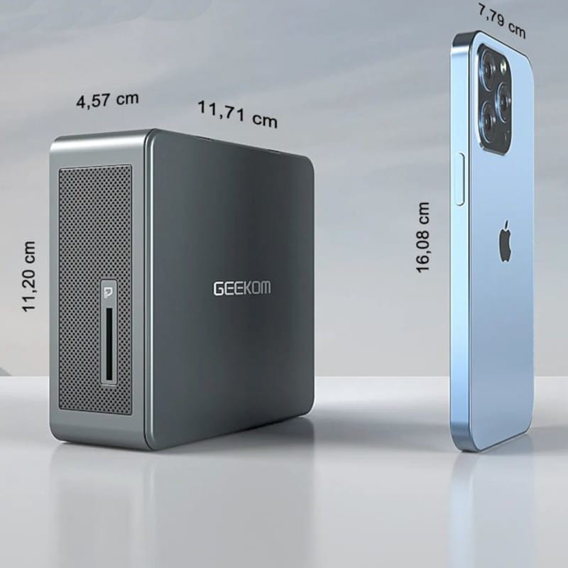 GEEKOM Mini IT11 Intel i7-11390H/32GB/1TB/Win11 Pro Gris - Mini PC - Ítem2