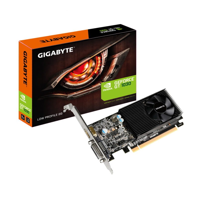 Gigabyte GeForce GT 1030 2GB GDDR5 Negro – Tarjeta Gráfica - Ítem