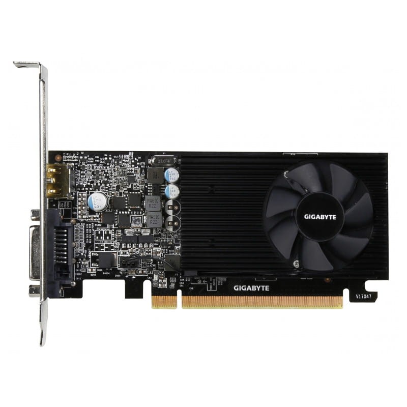 Gigabyte GeForce GT 1030 2GB GDDR5 Negro – Tarjeta Gráfica - Ítem1