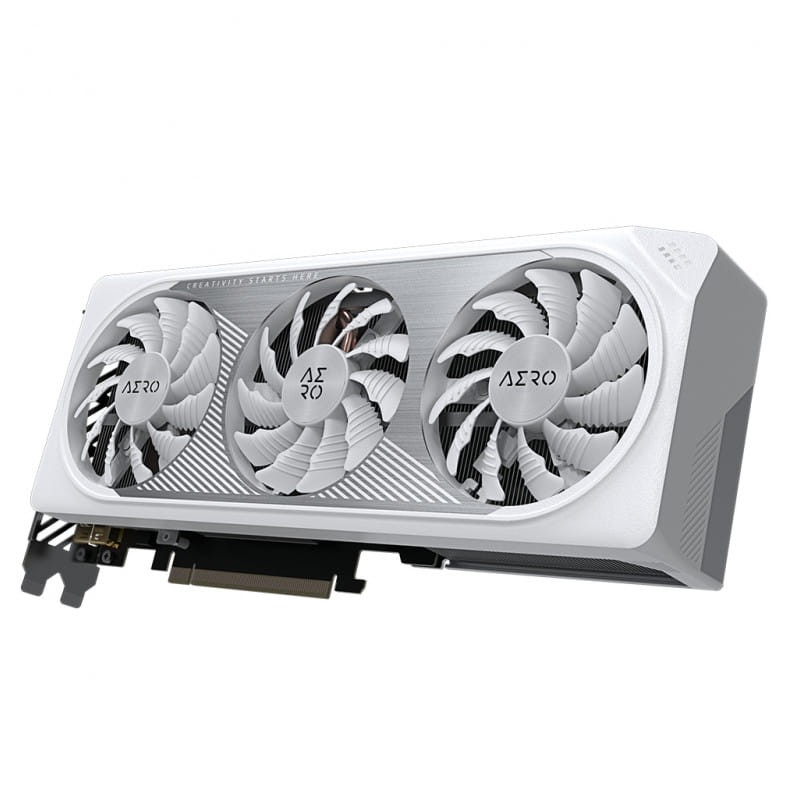 Gigabyte GeForce RTX 4060 Ti AERO OC 8G NVIDIA 8 Go GDDR6 Blanc - Carte graphique - Ítem1