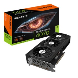 Gigabyte GeForce RTX™ 4070 WINDFORCE OC 12G 12 GB GDDR6X Negro - Tarjeta gráfica