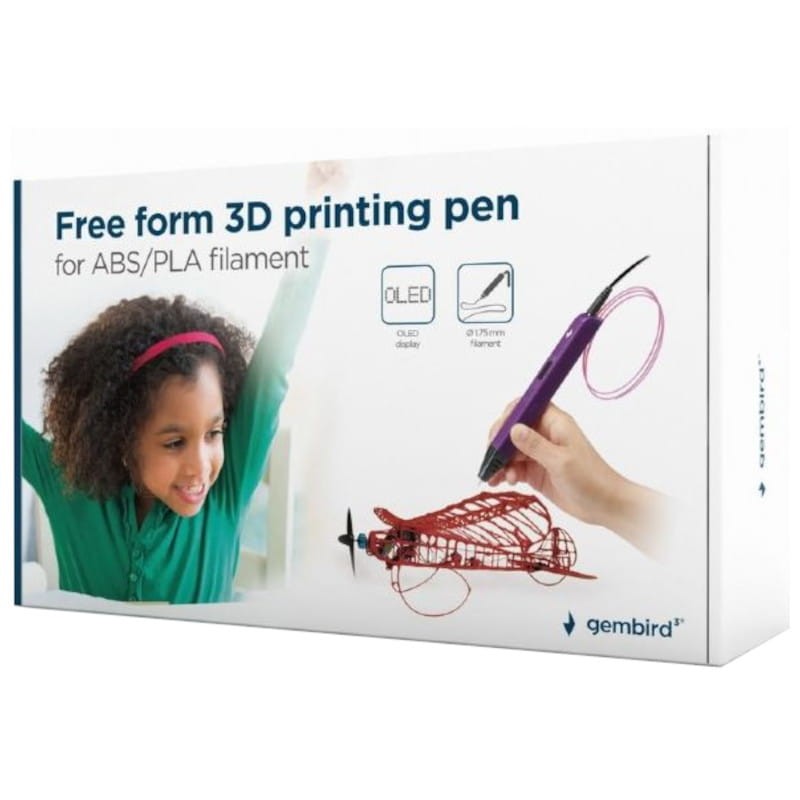 Gembird 3DP-PEND-01 Lápiz 3D Pantalla OLED ABS/PLA Púrpura - Ítem4