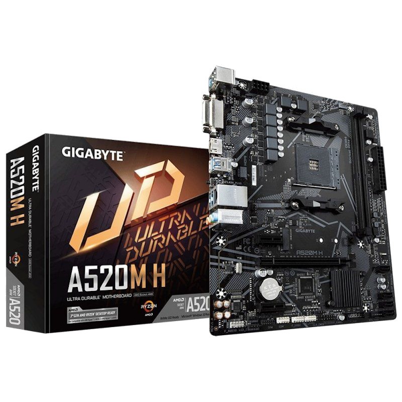 Gigabyte A520M H (Rev 1.0) AM4 - Placa Base - Ítem