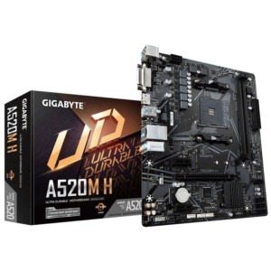 Gigabyte A520M H (Rev 1.0) AM4 - Cartes mères