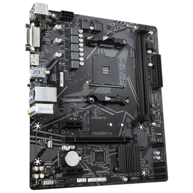 Gigabyte A520M H (Rev 1.0) AM4 - Plaque - Ítem2