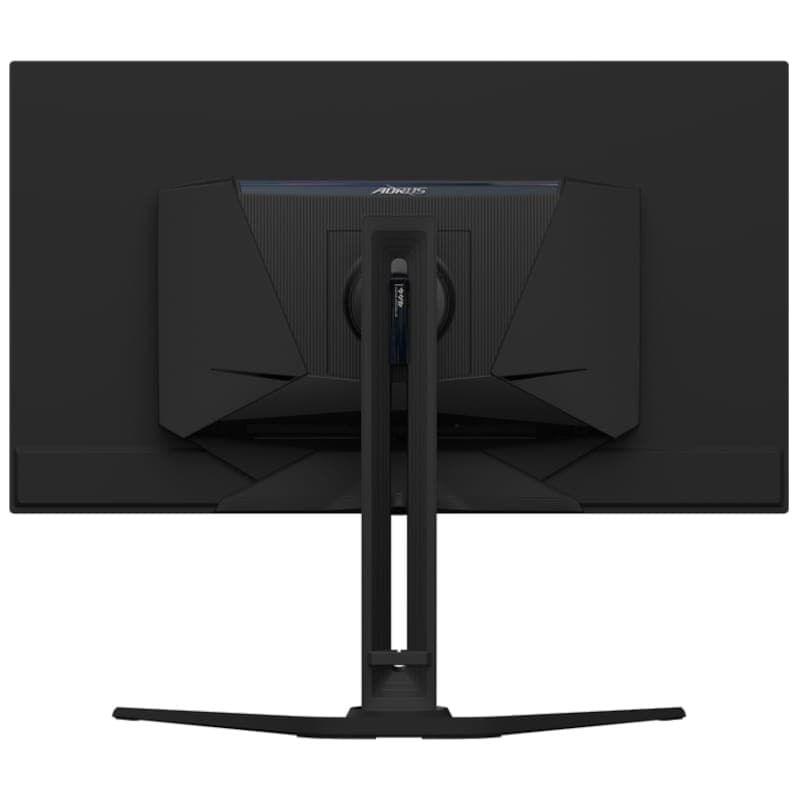 Vista frontal trasera del Monitor Gigabyte AORUS FO32U 31.5 4K UHD Negro
