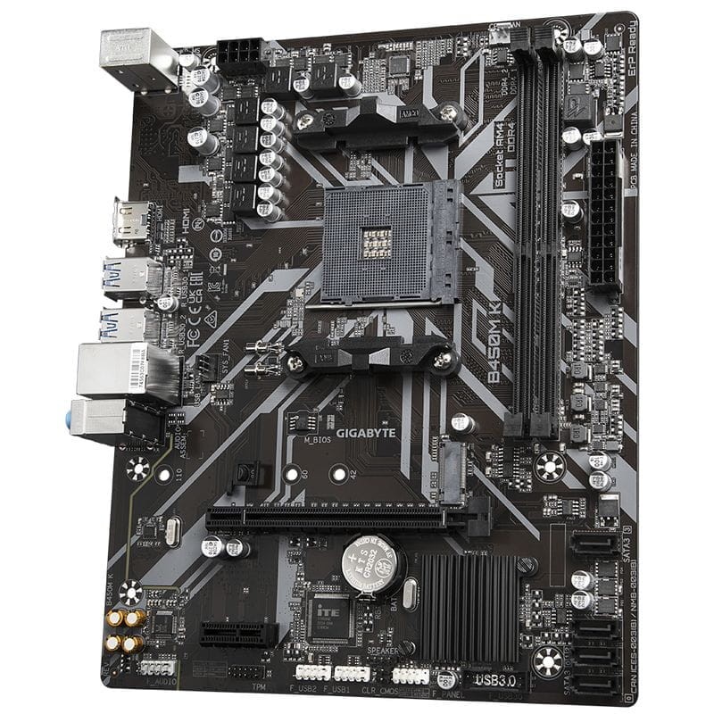 Placa-mãe micro ATX Gigabyte B450M K AM4 - Item2