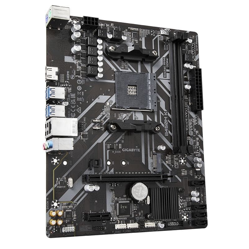 Placa-mãe micro ATX Gigabyte B450M K AM4 - Item3