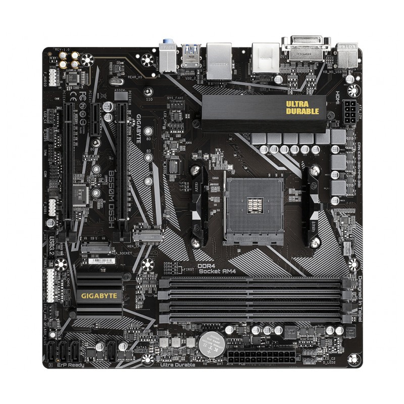 Gigabyte B550M DS3H AMD B550 Zócalo AM4 micro ATX - Ítem2