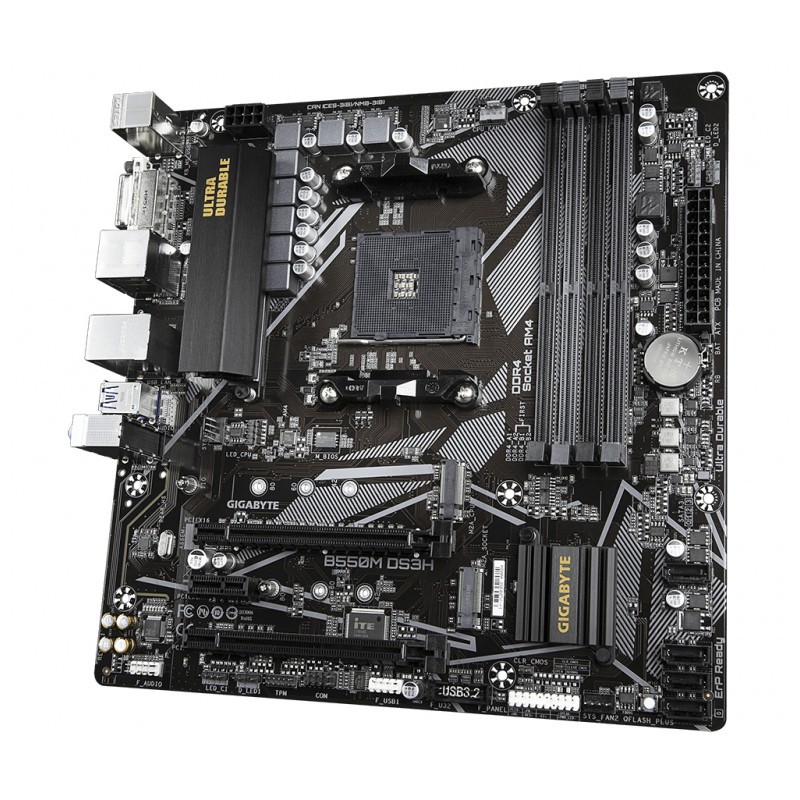 Gigabyte B550M DS3H AMD B550 Zócalo AM4 micro ATX - Ítem1