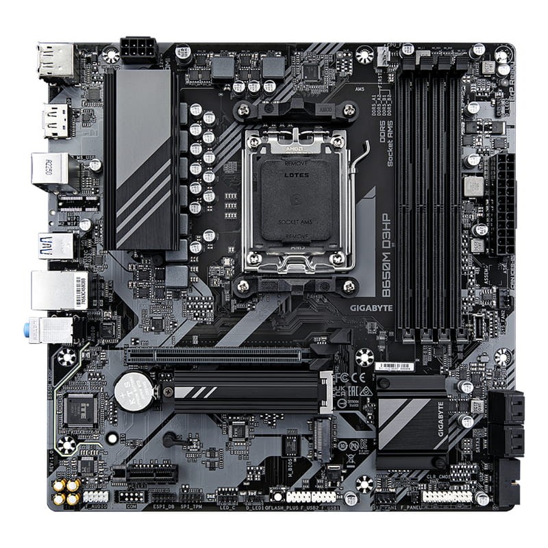 Gigabyte B650M D3HP G10 AM5 micro ATX - Placa base - Ítem1