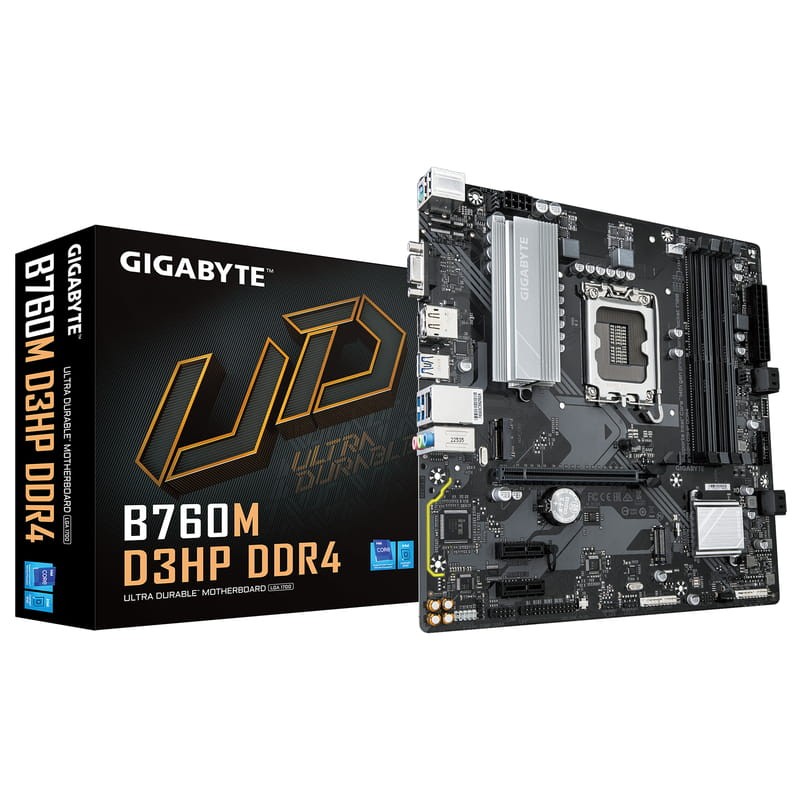Gigabyte B760M D3HP DDR4 B760 LGA 1700 micro ATX - Placa-mãe - Item