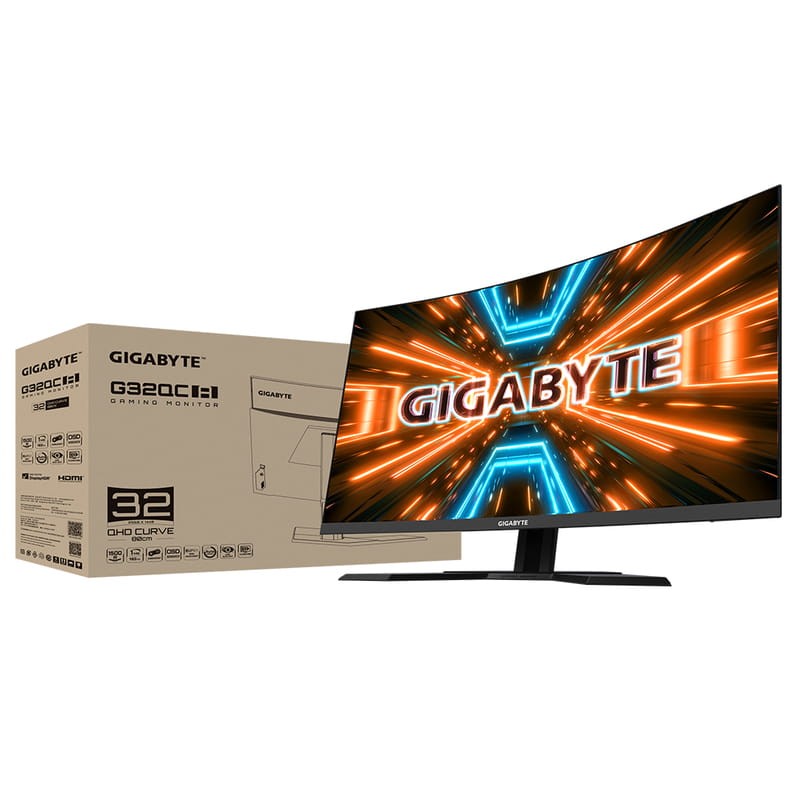 Gigabyte G32QC A 31.5 2K Ultra HD IPS 165 Hz Curvo VESA Negro - Monitor PC - Ítem6