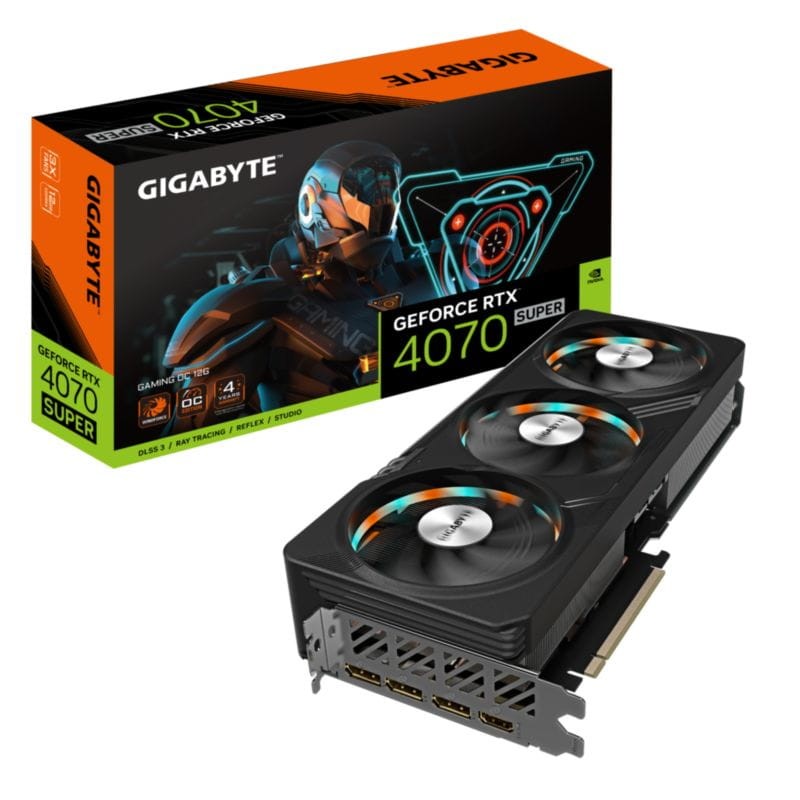 GIGABYTE GAMING GeForce RTX 4070 SUPER OC 12 GB GDDR6X - Tarjeta gráfica - Ítem